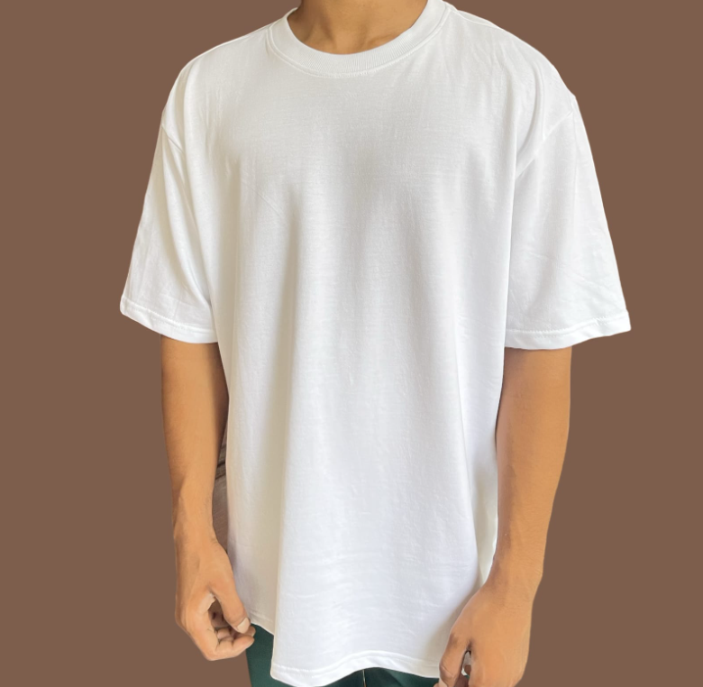 Oversized Dropshoulder 180gsm white color