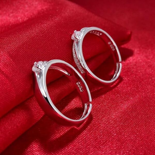 Couple Adjustable Rings with Matching Rings for Men & Women