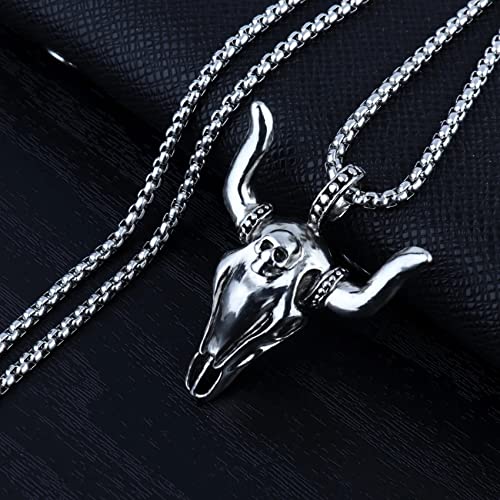 Frill Stylish Stainless Steel Pendant Necklace for Men