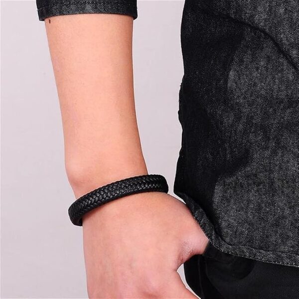 Handwoven Magnetic Bracelet – Stylish Men’s