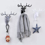 Hanging Hook- Self Adhesive Deer Head Hanging Hook