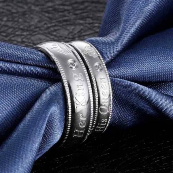 Matching Couple Rings Stainless Steel for Eternity & Love