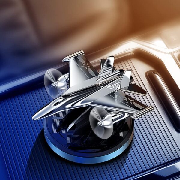 Metal Solar Jet Car Air Fragrance