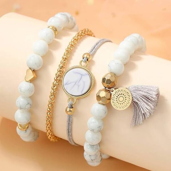 Fashion Frill Silver-Plated Strand Bracelet for Women