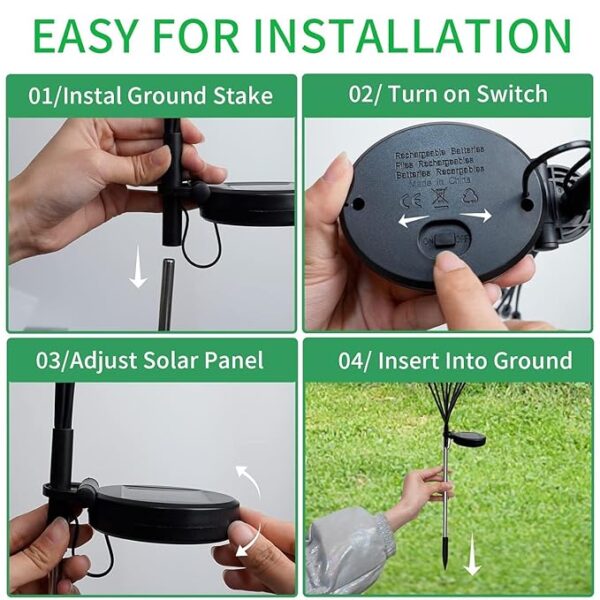 Solar LED Garden Lamp for Home & Garden - Image 4