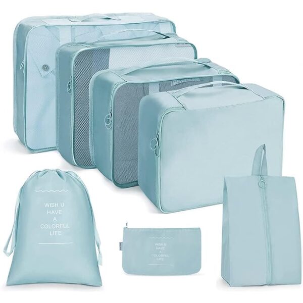 7 in 1 Travel Laundry Cosmetics Luggage Packing Organizers Set